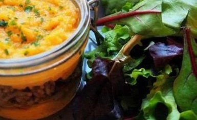 Hachis parmentier topinambour carottes