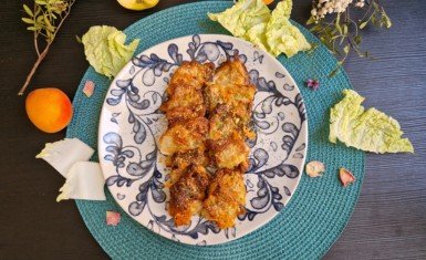 Chips de Chou au Four avec Parmesan