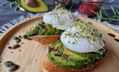 Toast à l’Avocat avec Œuf Poché