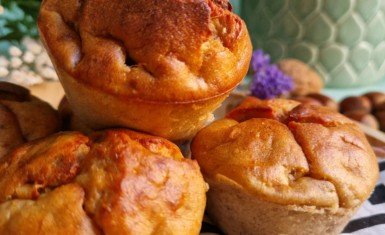 Muffins à la Banane et aux Noix